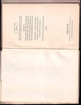 Tomáš Garrigue Masaryk: Ideály humanitní ; Problém malého národa ; Demokratism v politice