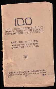 Ido - Doplňky slovníku