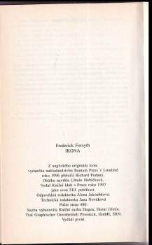 Frederick Forsyth: Ikona