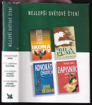 John Grisham: Nejlepší světové čtení : Ikona + Bílá puma + Advokát chudých + Zápisník