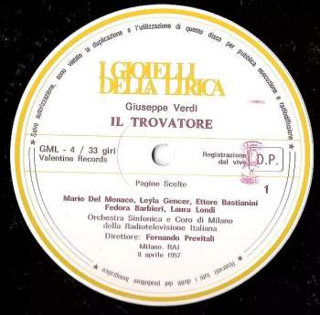 Giuseppe Verdi: Il Trovatore (Pagine Scelte)