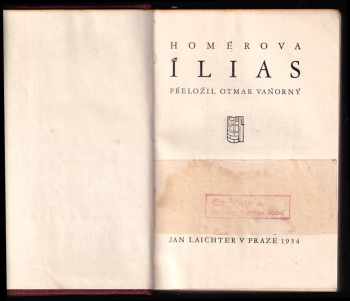 Homéros: Homérova Ílias