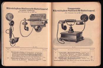 H Jacobi: Illustrierter Haupt - Katalog - Telegraphen & Telephon Werke