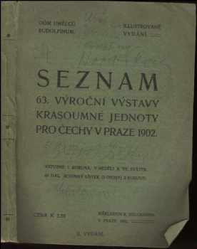 Seznam 63. výroční výstavy Krasoumné jednoty pro Čechy v Praze 1902