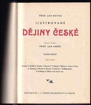 Jan Bohuslav Novák: Ilustrované dějiny české