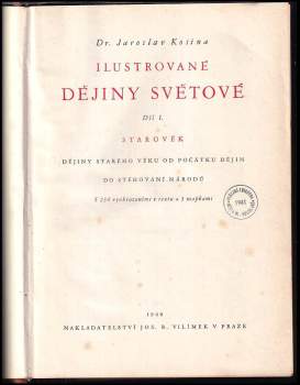 Jaroslav Kosina: Ilustrované dějiny světové