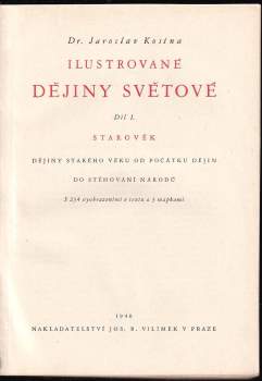 Jaroslav Kosina: Ilustrované dějiny světové