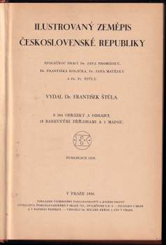 František Koláček: Ilustrovaný zeměpis Československé republiky