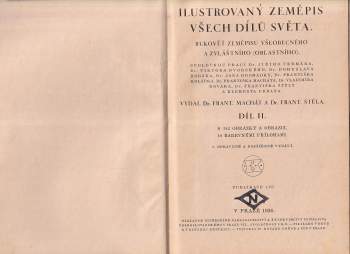 Bohuslav Horák: Ilustrovaný zeměpis všech dílů světa