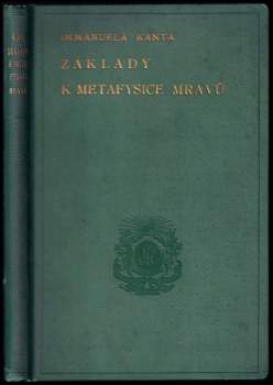 Immanuela Kanta Základy k metafysice mravů