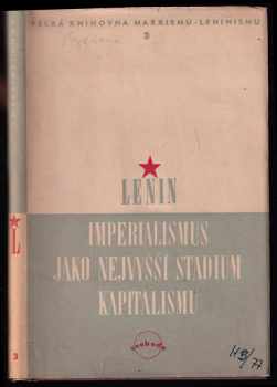 Imperialismus jako nejvyšší stadium kapitalismu
