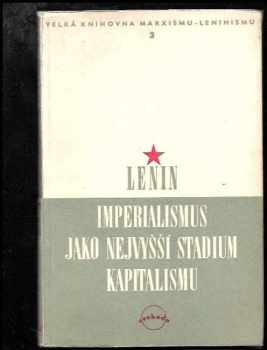 Imperialismus jako nejvyšší stadium kapitalismu