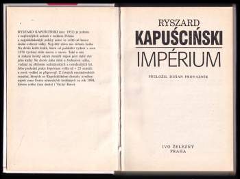 Ryszard Kapuściński: Impérium
