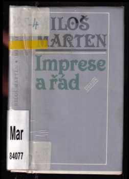 Miloš Marten: Imprese a řád