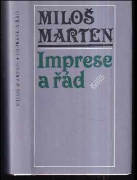 Imprese a řád - Miloš Marten (1983, Odeon) - ID: 419709