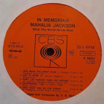 Mahalia Jackson: In Memoriam (5xLP + BOX + INSERT) (JINÉ ŠTÍTKY)