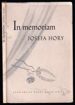 Josef Hora: In memoriam Josefa Hory
