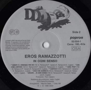 Eros Ramazzotti: In Ogni Senso