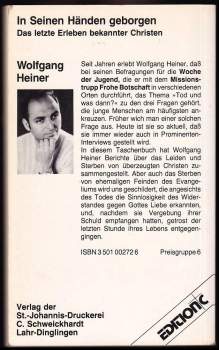 Wolfgang Heiner: In Seinen Händen geborgen