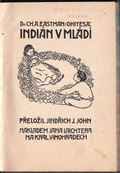 Charles Alexander Eastman: Indián v mládí