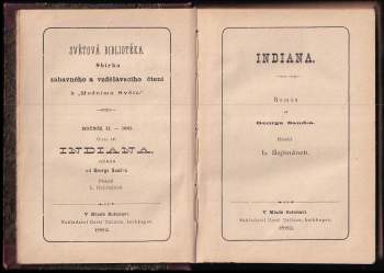 George Sand: Indiana