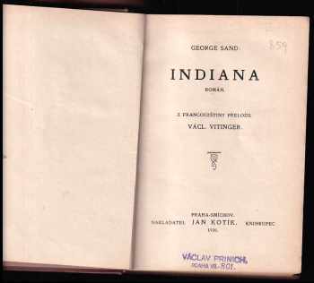 George Sand: Indiana