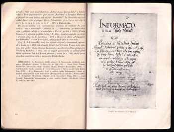 Jan Amos Komenský: Informatorium školy mateřské