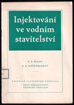 Injektování ve vodním stavitelství