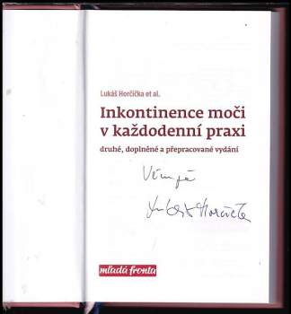 Lukáš Horčička: Inkontinence moči v každodenní praxi