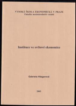 Instituce ve světové ekonomice