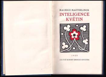 Maurice Maeterlinck: Inteligence květin