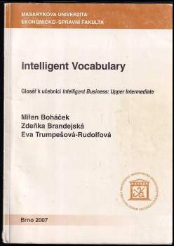 Milan Boháček: Intelligent vocabulary