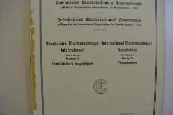 International Electrotechnical Vocabulary : Mezinárodní elektrotechnický slovník, 6 dílů