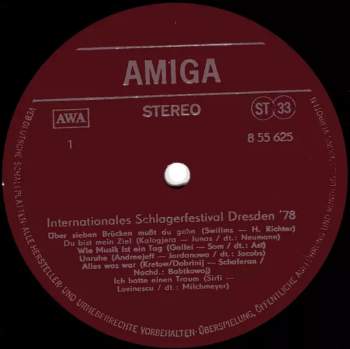 Various: Internationales Schlagerfestival Dresden '78