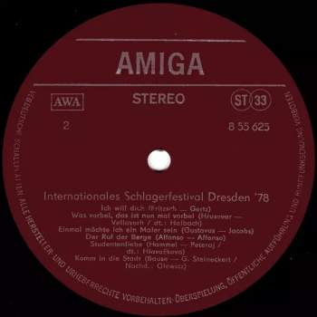 Various: Internationales Schlagerfestival Dresden '78