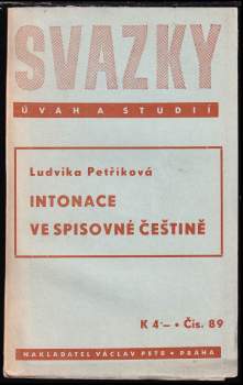 Intonace ve spisovné češtině