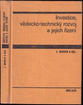 Investice, vědeckotechnický rozvoj a jejich řízení