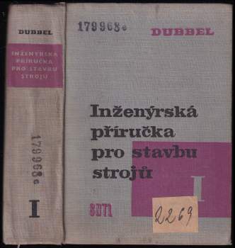 Heinrich Dubbel: Inženýrská příručka pro stavbu strojů