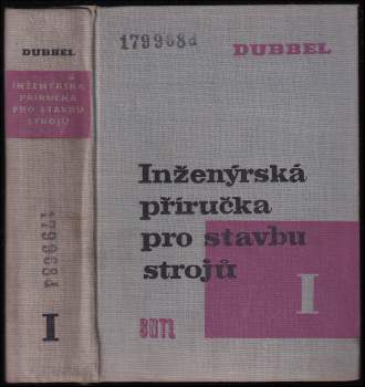 Heinrich Dubbel: Inženýrská příručka pro stavbu strojů