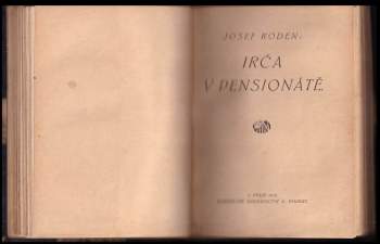 Josef Roden: Irča v pensionátě