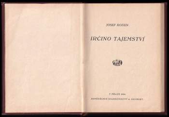 Josef Roden: Irčino tajemství