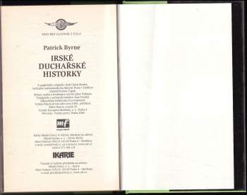 Patrick F Byrne: Irské duchařské historky