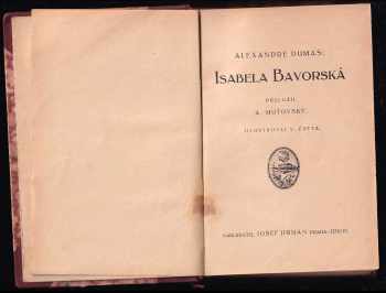 Alexandre Dumas: Isabela Bavorská