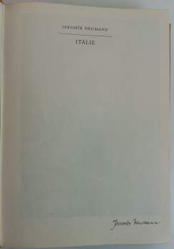 Jaromír Neumann: Itálie