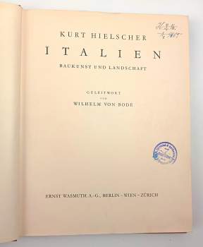 Kurt Hielscher: Italien