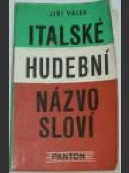 Italské hudební názvosloví