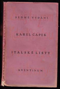 Italské listy : feuilletony
