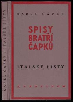 Karel Čapek: Italské listy