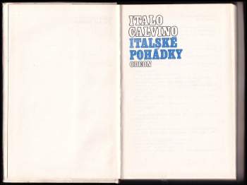 Italo Calvino: Italské pohádky