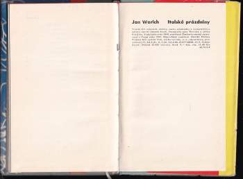Jan Werich: Italské prázdniny